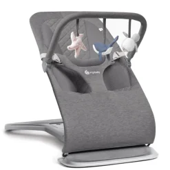Ergobaby Barra de Brinquedos para Espreguiçadeira Evolve - Maravilhas do mar cinza escuro