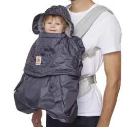 Ergobaby Capa de Proteção Impermeável com Forro Polar - Charcoal