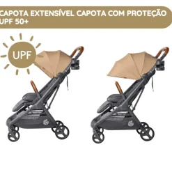 Ergobaby Carrinho de Bebé Metro 3 Deluxe - Camel