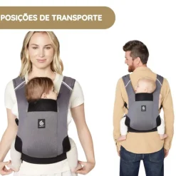 Ergobaby Mochila Portabebé Away - Gris grafito