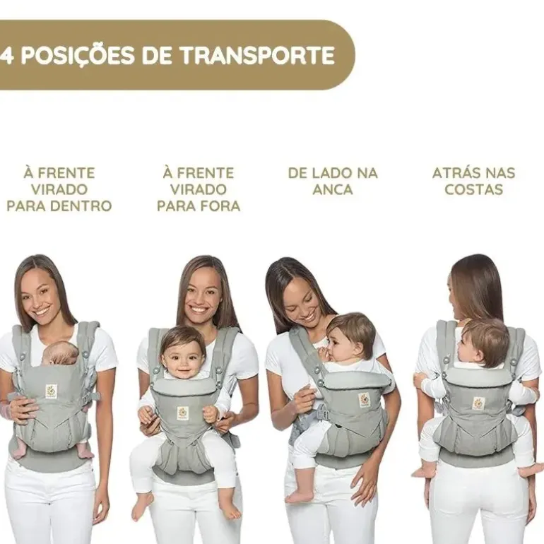 Ergobaby Mochila Portabebé Omni Classic Mesh - Natural Beige