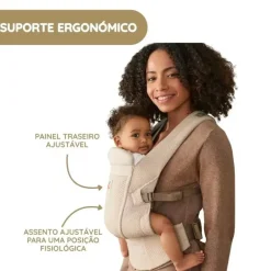 Ergobaby Mochila Portabebé Omni Lite Mesh - Natural Beige
