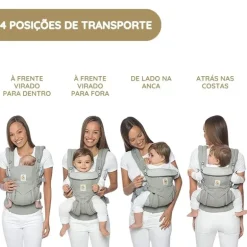 Ergobaby Mochila Portabebé Omni Classic Mesh - Azul Meia Noite