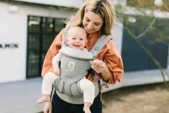 Ergobaby Omni Clássico Cinza Pérola - Mochila Portabebé