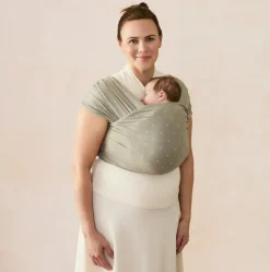 Ergobaby Pano Portabebé Aura Sustentável - Olive Diamonds