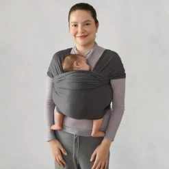 Ergobaby Pano Portabebé Aura Sustentável - Gris grafito