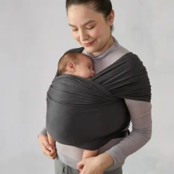 Ergobaby Pano Portabebé Aura Sustentável - Gris grafito