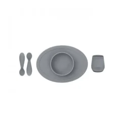 ezpz Primeiro Conjunto de Alimentação - Cinza