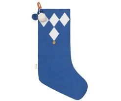 Fabelab - Meia de Natal Diamonds Blue