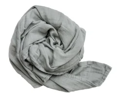 Fabelab - Musselina 120x120 - Foggy Blue