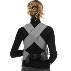 Fidella Mochila Portabebé FlowClick Halfbuckle Baby - Chevron Light Gray