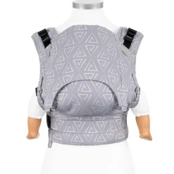 Fidella Mochila Portabebé Fusion Fullbuckle Baby - Paperclips Ash Blue