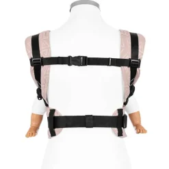 Fidella Mochila Portabebé Fusion Fullbuckle Baby - Paperclips Ash Rose