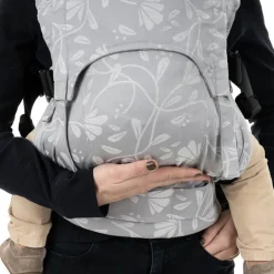 Fidella Mochila Portabebé Fusion 2.0 Fullbuckle Toddler - Floral Touch Lunar Grey