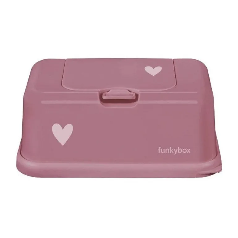 FunkyBox - Dispensador de Toalhitas Brilho - Rosa Francés