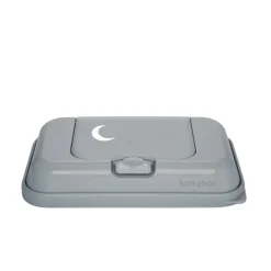 FunkyBox - Dispensador de Toalhitas To Go Brilho - Gris Luna
