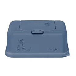 FunkyBox - Dispensador de Toalhitas Brilho - Azul Tigre