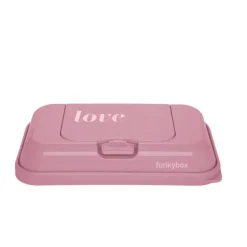 FunkyBox - Dispensador de Toalhitas To Go Brilho - Rosa Vintage Love
