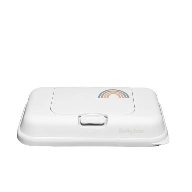 FunkyBox - Dispensador de Toalhitas To Go Mate - Branca Arco-iris