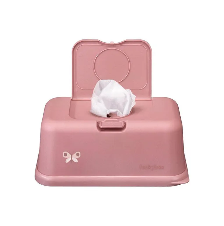 FunkyBox - Dispensador de Toalhitas Mate - Rosa Mariposa