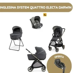 Inglesina System Quattro Electa Darwin - Garage Grey