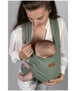 Isara Elite Mochila Portabebé - Sage Green Linen