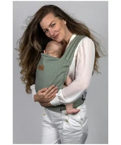 Isara Elite Mochila Portabebé - Sage Green Linen