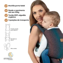 Isara Mochila Portabebé Quick Full Buckle - Pixelated Spicy Bamboo