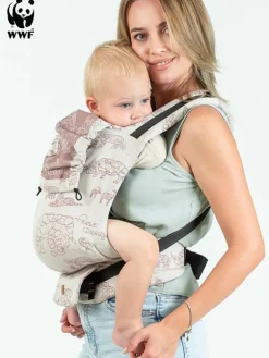 Isara Mochila Portabebé Quick Full Buckle V2 - Wildlife Sandy