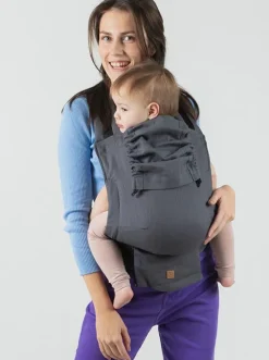 Isara Mochila Portabebé Quick Full Buckle V2 - Graphite Linen