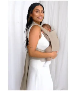 Isara Mochila Portabebé Quick Half Buckle - Sandstone Linen