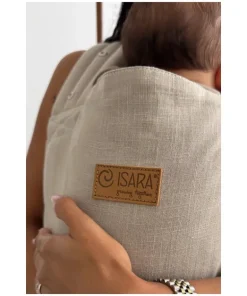 Isara Mochila Portabebé Quick Half Buckle - Sandstone Linen