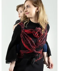 Isara Mochila Portabebé QuickTie One Size - Bloom in Noir