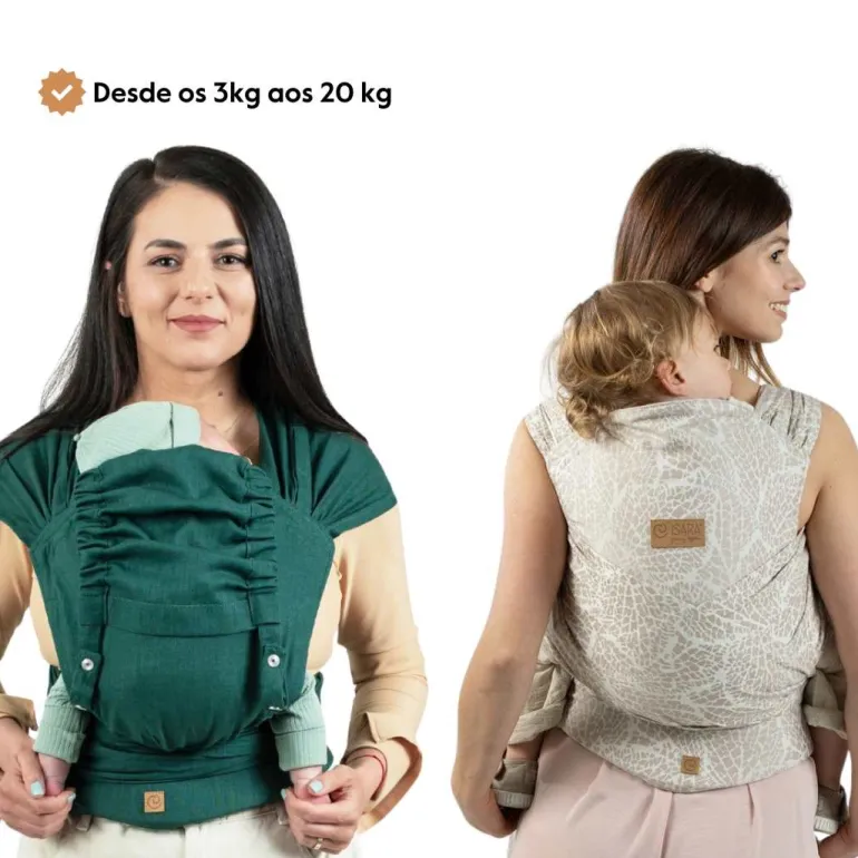 Isara Mochila Portabebé QuickTie One Size - Meadow Grass