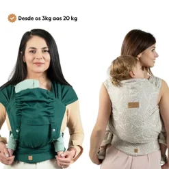 Isara Mochila Portabebé QuickTie - Bluestone