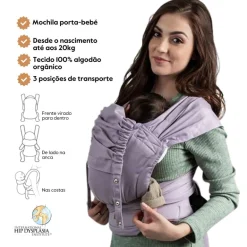 Isara Mochila Portabebé QuickTie One Size - Lavender