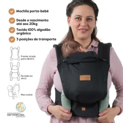 Isara Mochila Portabebé Quick Full Buckle V2 - Noire