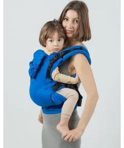 Isara Mochila Portabebé The ONE One size - Iris Blue Bamboo