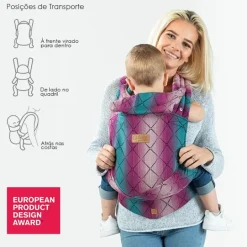 Isara Quick Half Buckle Mochila Portabebé - Diamonda Playing Mermaid