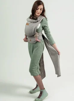 Isara Quick Half Buckle Mochila Portabebé - Misty Linen