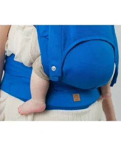 Isara Quick Half Buckle Mochila Portabebé - Iris Blue Bamboo