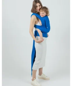 Isara Quick Half Buckle Mochila Portabebé - Iris Blue Bamboo