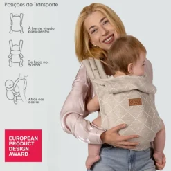 Isara Quick Half Buckle Mochila Portabebé - Au Naturel