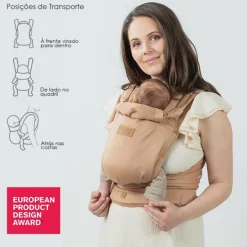 Isara Quick Half Buckle Mochila Portabebé - Macchiato