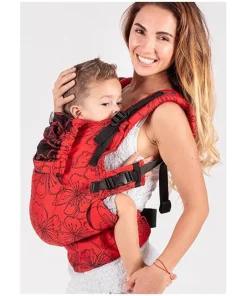 Isara The ONE Mochila Portabebé One size - Bloom in Rouge