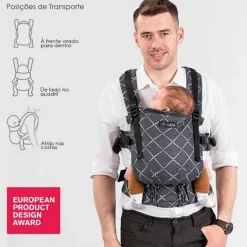 Isara The ONE Mochila Portabebé - Diamonda Blue Ink