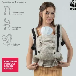 Isara The ONE Mochila Portabebé - Majestic Ivory Forest