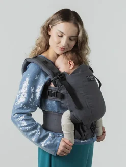 Isara The ONE Mochila Portabebé - Graphite Linen