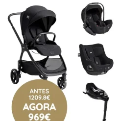 Joie Trio Valora Carrinho de Bebé - Eclipse