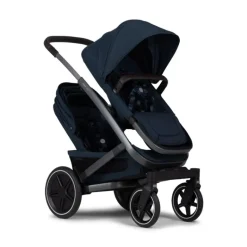 Joolz Geo3 Carrinho de Bebé (Twin) - Para gémeos ou dois bebés dos 0 aos 4 anos - Navy blue
